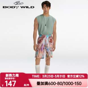 爱慕宝迪威德正品凉感透气网眼透气运动健身宽肩背心男ZBN11EH1A