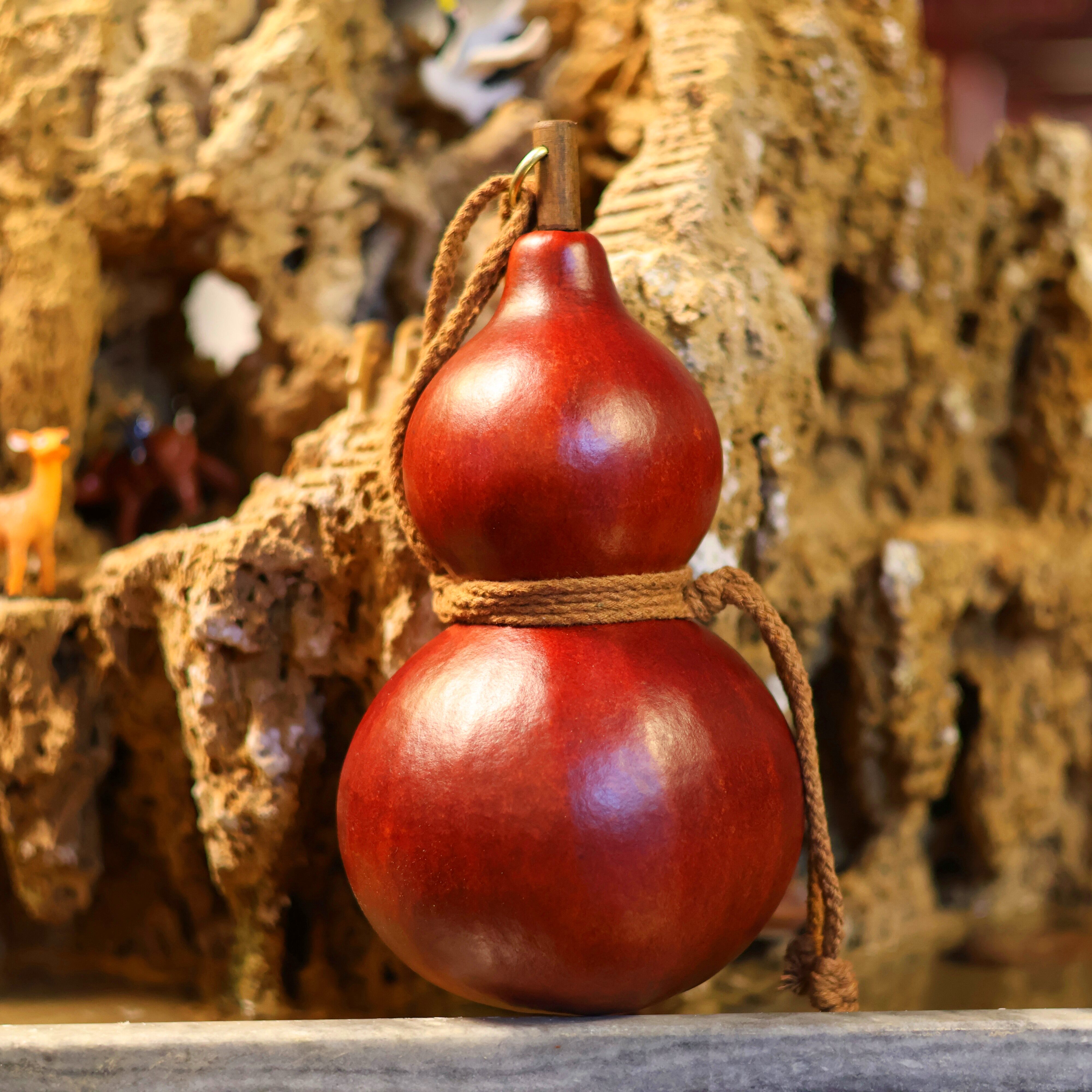 中华传统器皿酒葫芦古法工艺手工制作可装热水白酒送礼镇宅包邮
