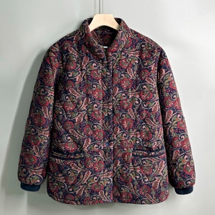 中老年人薄棉袄女2026新款老太太纯棉轻薄棉服妈妈奶奶灯芯绒外套