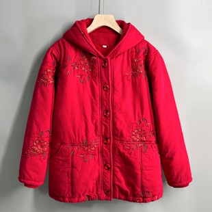 中老年人棉服外套女冬装2026新款棉袄妈妈奶奶女款纯棉加厚棉袄