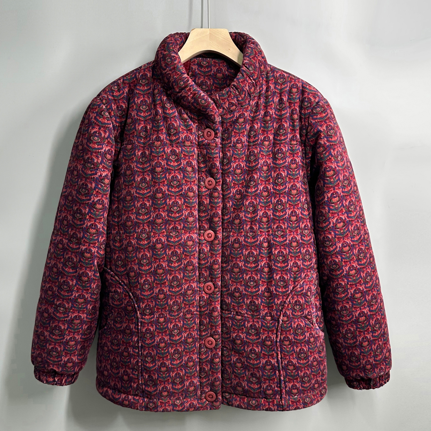 中老年妈妈奶奶冬装加绒加厚棉袄