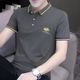 厂家批一件代发 夏季 刺绣飞马翻领POLO衫 t恤男装 上衣 纯棉短袖