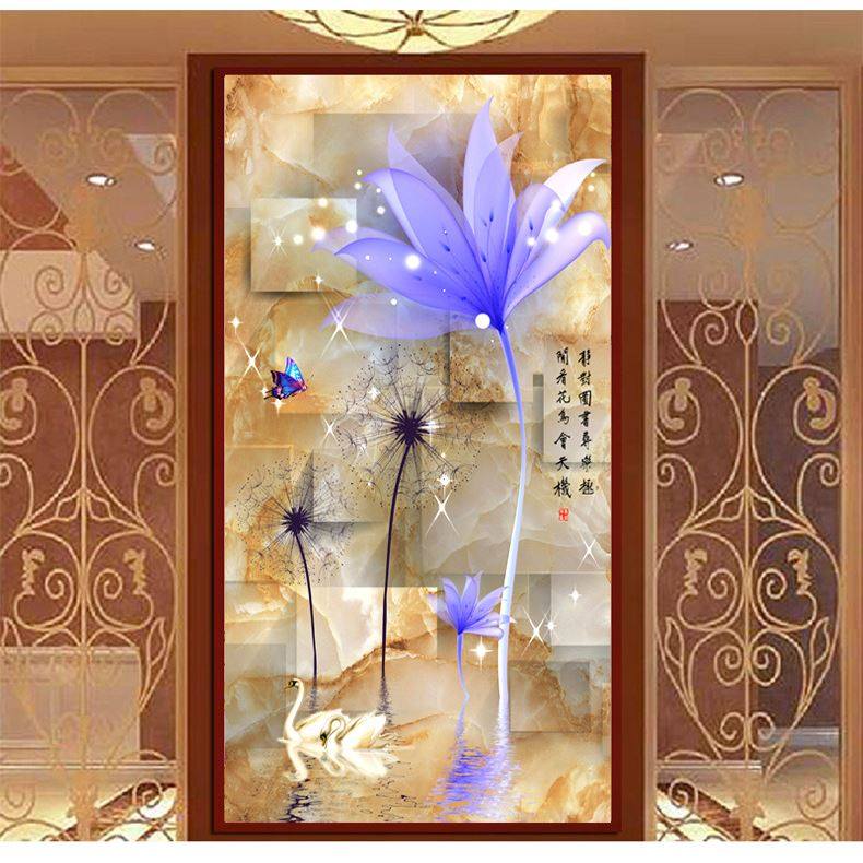 钻石绣2024年新款满钻A6283客厅卧室餐厅玄关贴钻十字绣砖石秀,居家布艺,钻石绣,淘宝优惠券,粉丝福利购,淘宝优惠卷