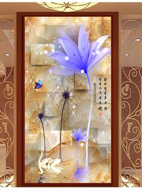 钻石绣2024年新款满钻A6283客厅卧室餐厅玄关贴钻十字绣砖石秀