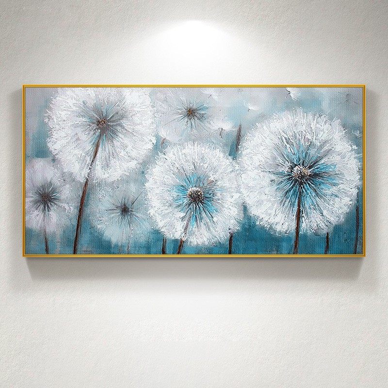 钻石绣2024年新款满钻钻石画蒲公英粘钻十字绣清新全贴钻画卧室客,居家布艺,钻石绣,淘宝优惠券,粉丝福利购,淘宝优惠卷