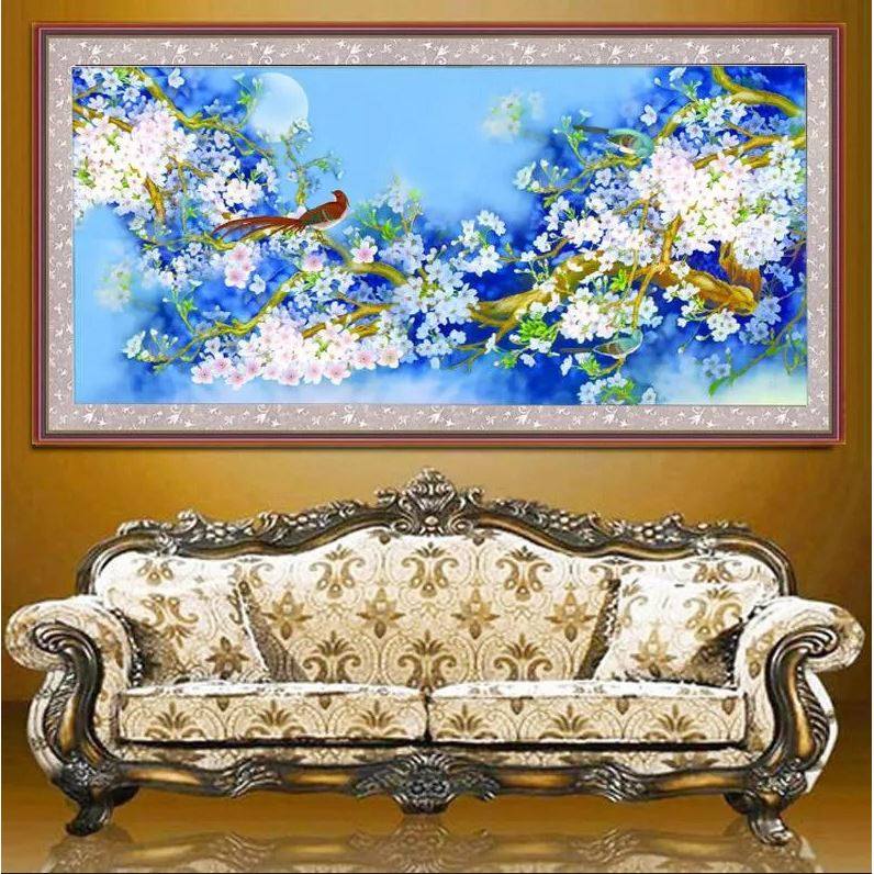 钻石绣2024年新款满钻花鸟图花卉客厅玄关粘贴钻十字绣,居家布艺,钻石绣,淘宝优惠券,粉丝福利购,淘宝优惠卷