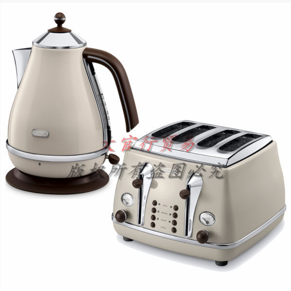 意大利Delonghi/德龙CTO2003 家用全自动多士炉4片烤面包机土司机