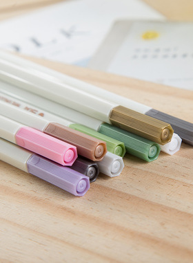 正品STA斯塔6551水性油漆笔金银笔签名笔diy彩色笔插画手帐笔