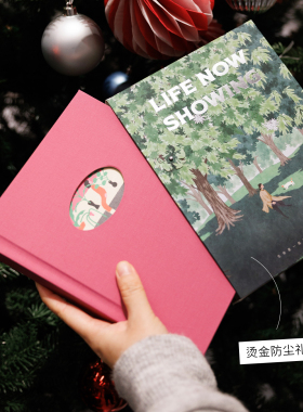 新品 布艺硬壳 精装本带礼盒FSC级不含酸内芯6寸家庭宝宝婚礼相册