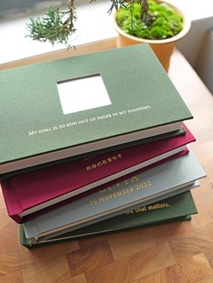 相册定制3寸5寸6寸diy拍立得礼物婚礼签到本PaperTravel书画纸礼