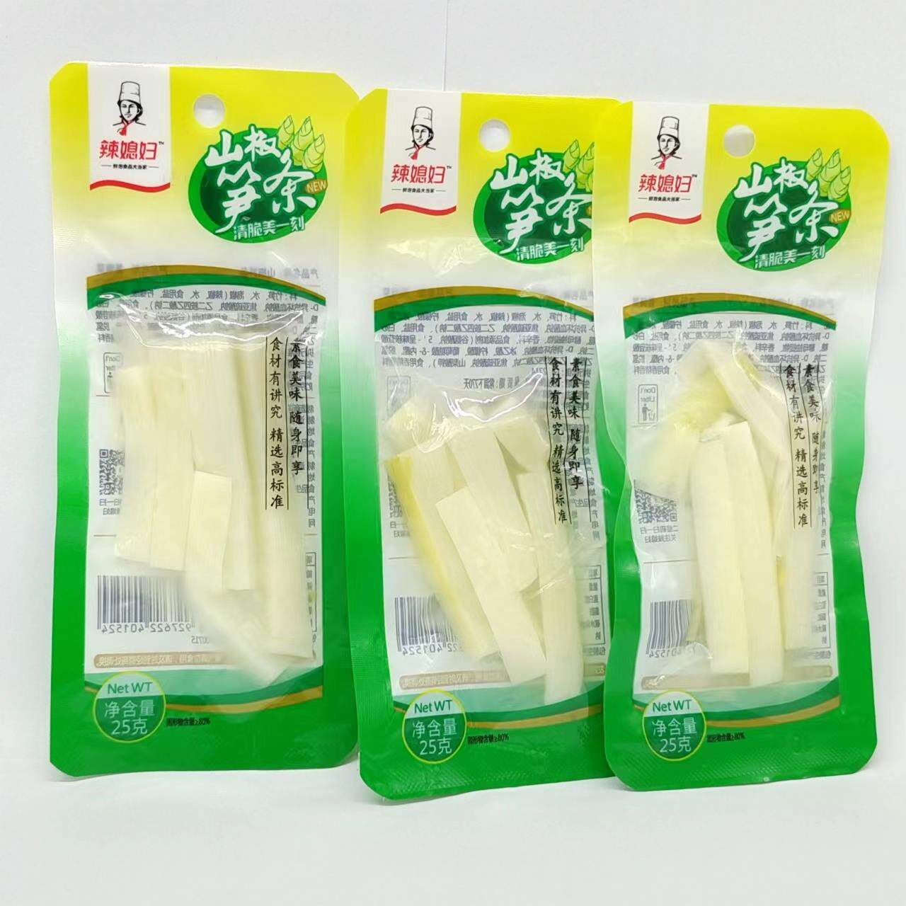 辣媳妇山椒笋条25g泡椒笋条竹笋山椒脆皮泡椒猪皮重庆风味零食