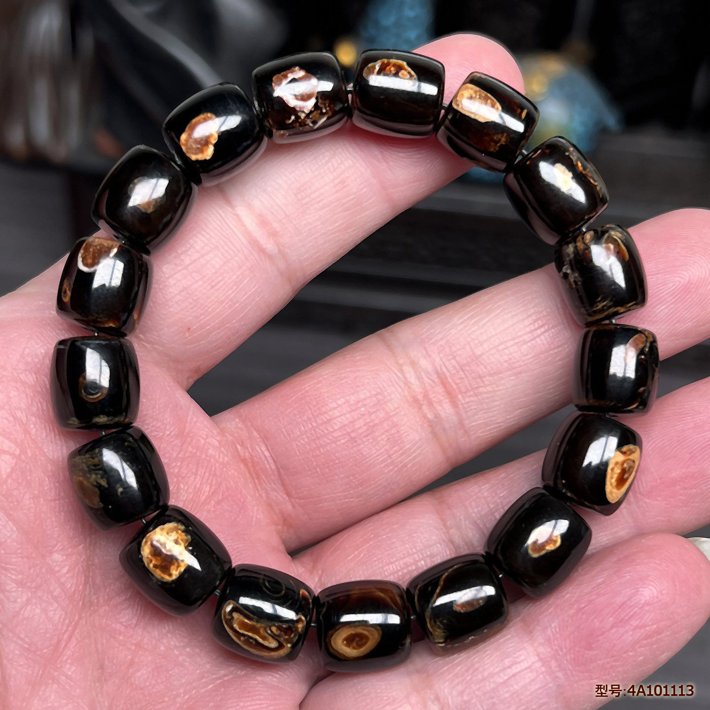 保真天然海柳手串文玩桶珠转运珠情侣礼物复古手链10X11mm天眼纹,特色手工艺,佛珠手链,淘宝优惠券,粉丝福利购,淘宝优惠卷