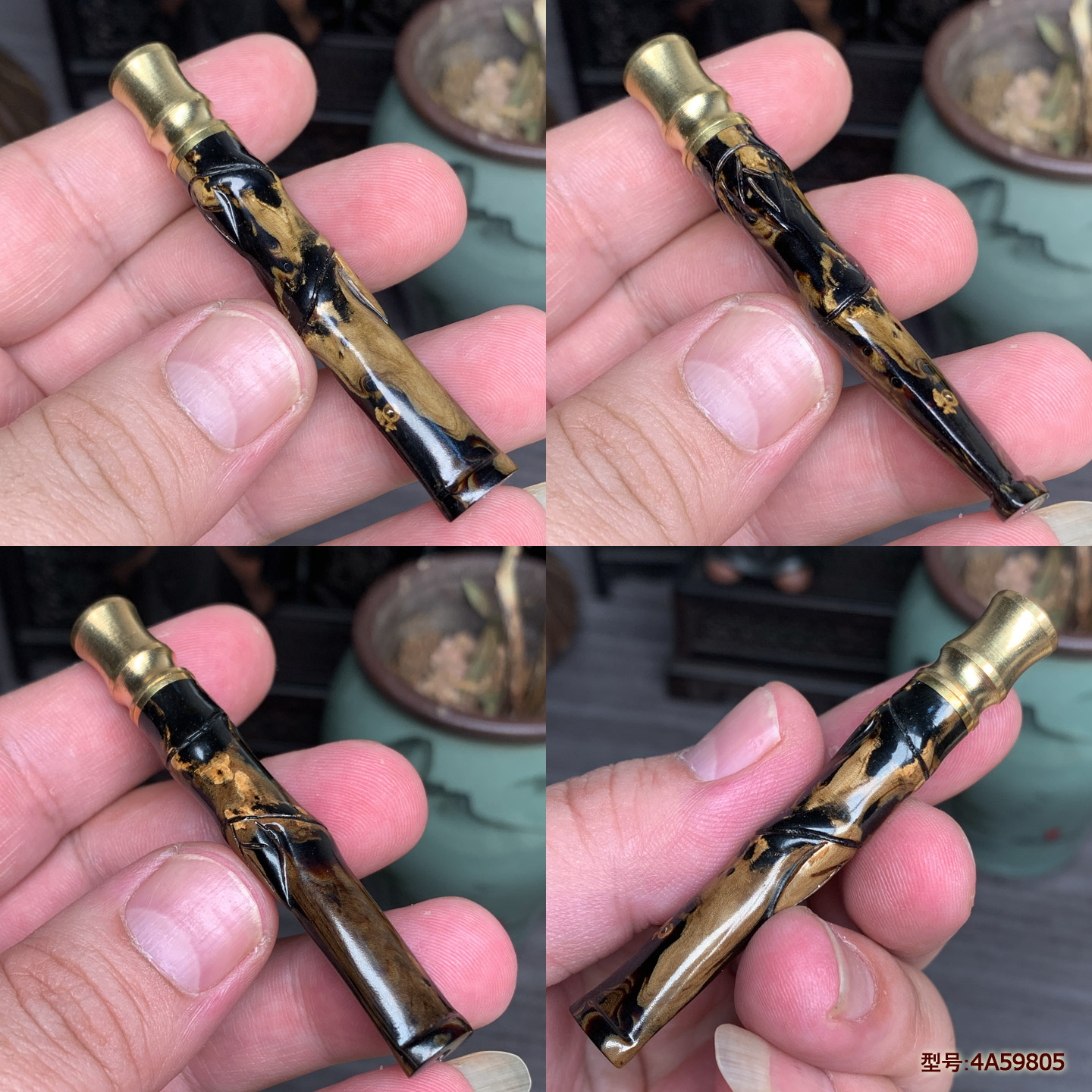 天然保真海柳烟嘴男女同款