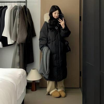 2025冬季新款超好看羽绒棉服女中长款韩系加厚棉袄女宽松棉衣外套