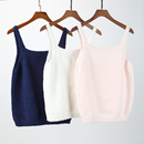 秋冬女软绵绵家居服三件套性感甜美吊带小背心珊瑚绒打底纯色软糯