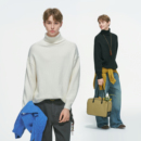 Dream made极简高领毛衣男款秋冬季加厚男生打底内搭北极绒针织衫