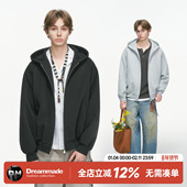 made美式 cleanfit开衫 卫衣男款 Dream 秋冬季 休闲重磅男生连帽外套