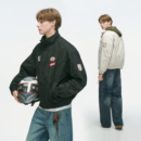 棉服男冬季 Dream 解构赛车风短款 美式 加厚飞行立领棉衣外套 made