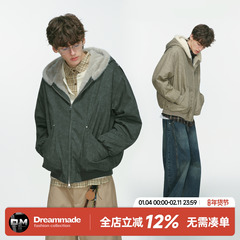 Dream made座山雕外套男款冬季加厚工装棉服cleanfit美式冬装棉袄