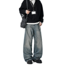 cleanfit水洗牛仔裤 美式 男款 秋冬季 子 Dream 直筒阔腿男生裤 made