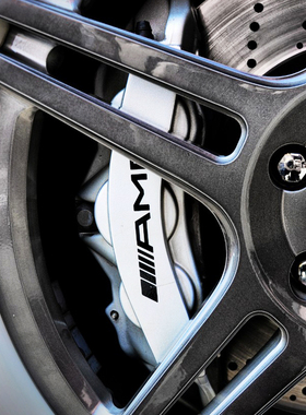 适用于奔驰AMG耐高温汽车刹车C200GLK卡钳贴C63CLA45卡钳贴纸改装