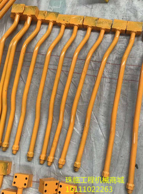 山推SD22 ty220推土机倾斜缸硬管 液压管154-63-52284 52184配件