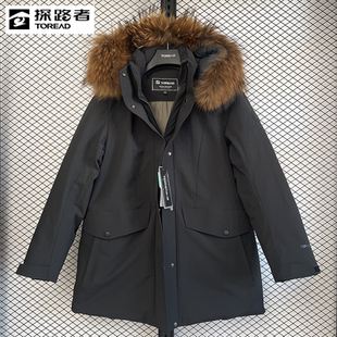 探路者羽绒服2025秋冬款女式派克羽绒服TADDAN92554