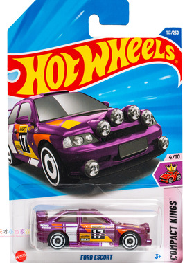 113号 FORD ESCORT 福特 紫色 风火轮 COMPACT KINGS系列25L