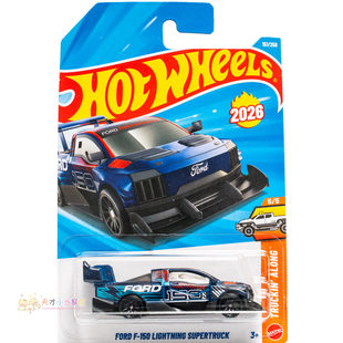 151号 FORD F-150 LIGHTNING SUPERTRUCK 福特 蓝色 风火轮 TRUCK