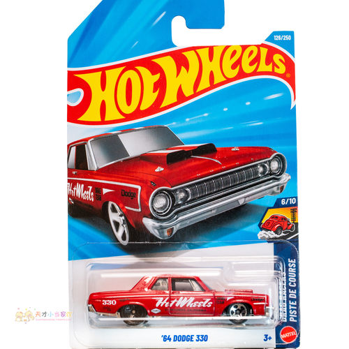 126号 '84 DODGE 330 道奇 红色 风火轮 DRAG RACERS系列26P