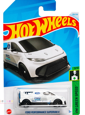 128号 FORD PERFORMANCE SUPERVAN 4 福特 白色 美泰风火轮 HW GR
