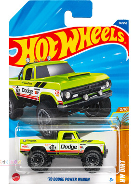 56号 '70 DODGE POWER WAGON 道奇 绿色 风火轮 HW DIRT系列25C