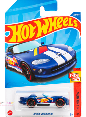 208号 DODGE VIPER RT/10 蓝色 美泰风火轮 THEN AND NOW系列22L