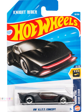 28号 HW K.I.T.T. CONCEPT 霹雳游侠 黑色 风火轮 SCREEN TIME系