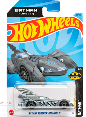 55号 BATMAN FOREVER BATMOBILE 蝙蝠侠 灰色 美泰风火轮 BATMAN