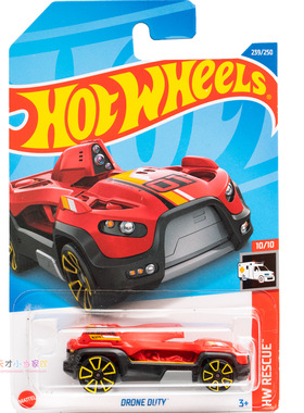 239号DRONE DUTY 红色 风火轮 HW RESCUE系列22P
