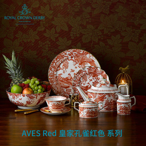 碟RoyalCrownDerby骨瓷圆形