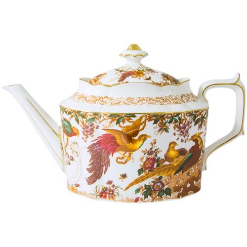 礼物鸟朝凤骨瓷欧式大花茶壶茶具