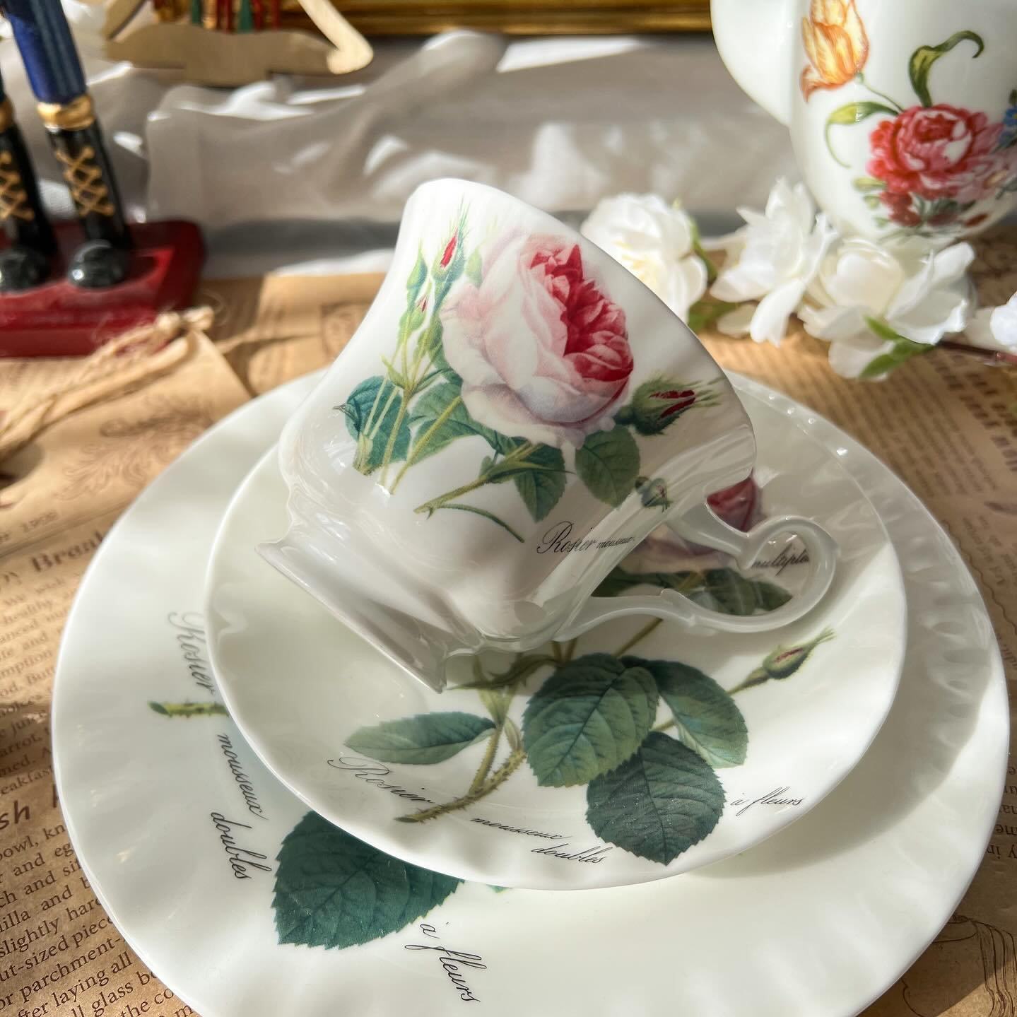 英国roy kirkham罗伊柯卡姆雷杜德玫瑰骨瓷茶壶茶杯咖啡杯碟平盘,餐饮具,咖啡杯,淘宝优惠券,粉丝福利购,淘宝优惠卷