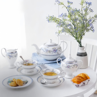 Fleuri秘密花园樱草茶杯咖啡杯礼物 现货日本Noritake则武Jardin