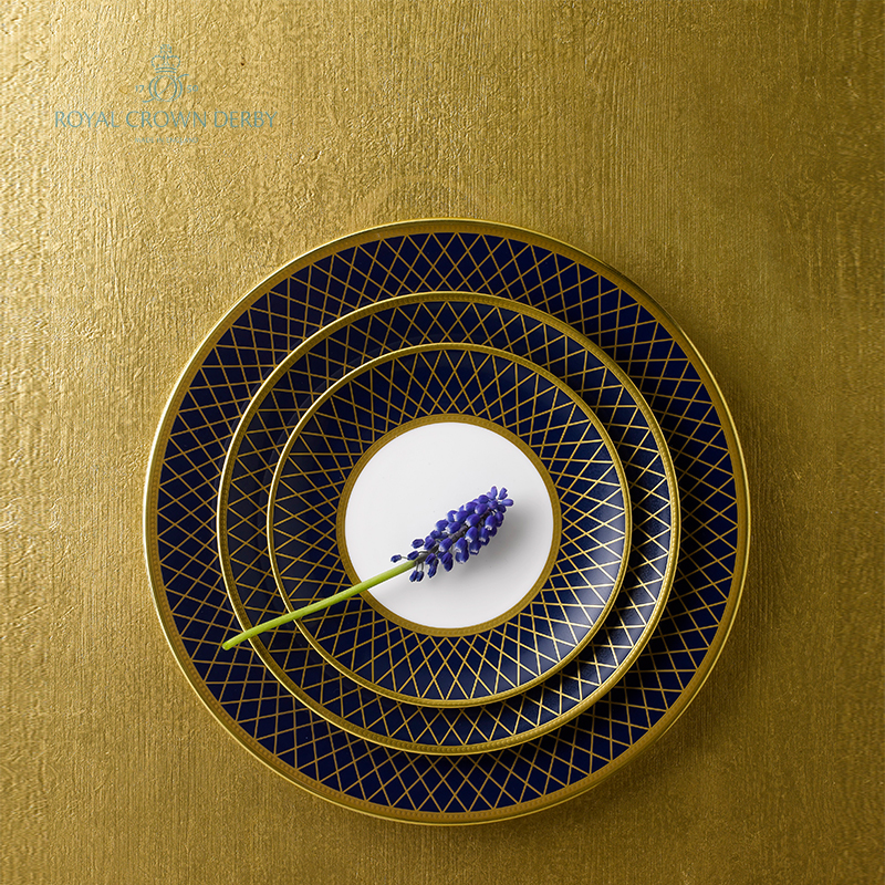 Majestic-NavyBlue典雅平盘餐具