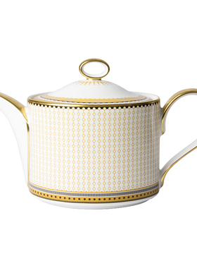 英国Royal Crown Derby德贝Oscillate - Ochre珠圆玉润壶糖奶茶具