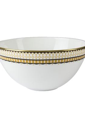 英国Royal Crown Derby德贝Oscillate Ochre珠圆玉润米饭碗无礼盒