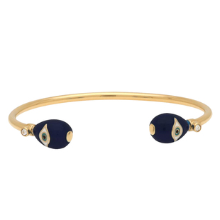 英国Halcyon Days恶魔之眼Evil Eye扭力手镯奢华高档饰品礼盒装