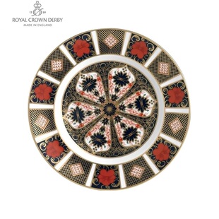 Imari古典伊万里骨瓷餐具点心盘 Derby德贝Old 英国产Royal Crown