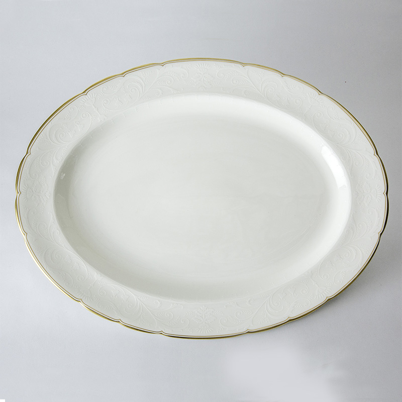 英国RoyalCrownDerby骨瓷鱼盘