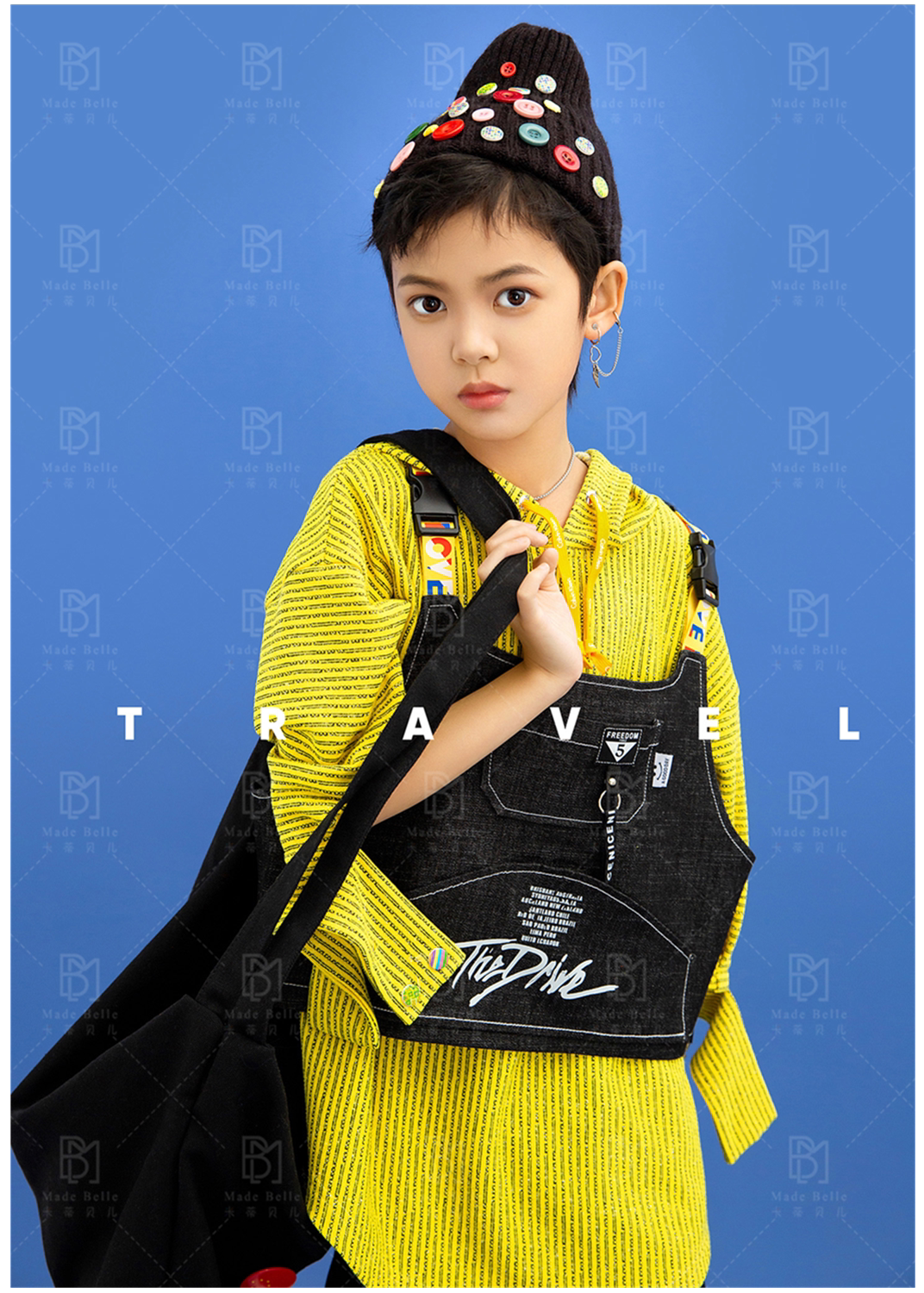 2023年新款儿童摄影服装 影楼主题拍摄照正版衣服饰时尚10岁-12岁