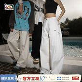 子宽松休闲长裤 lemanism美式 男2025春秋情侣直筒裤 裤 复古纯棉工装