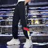 Leman Kim Jun ins Ultra-fire trousers Korean Edition motion Ankle banded pants Easy Hip hop Guochao leisure time Pencil Pants