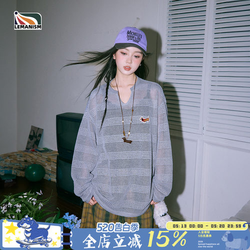 防晒罩衫薄款情侣上衣